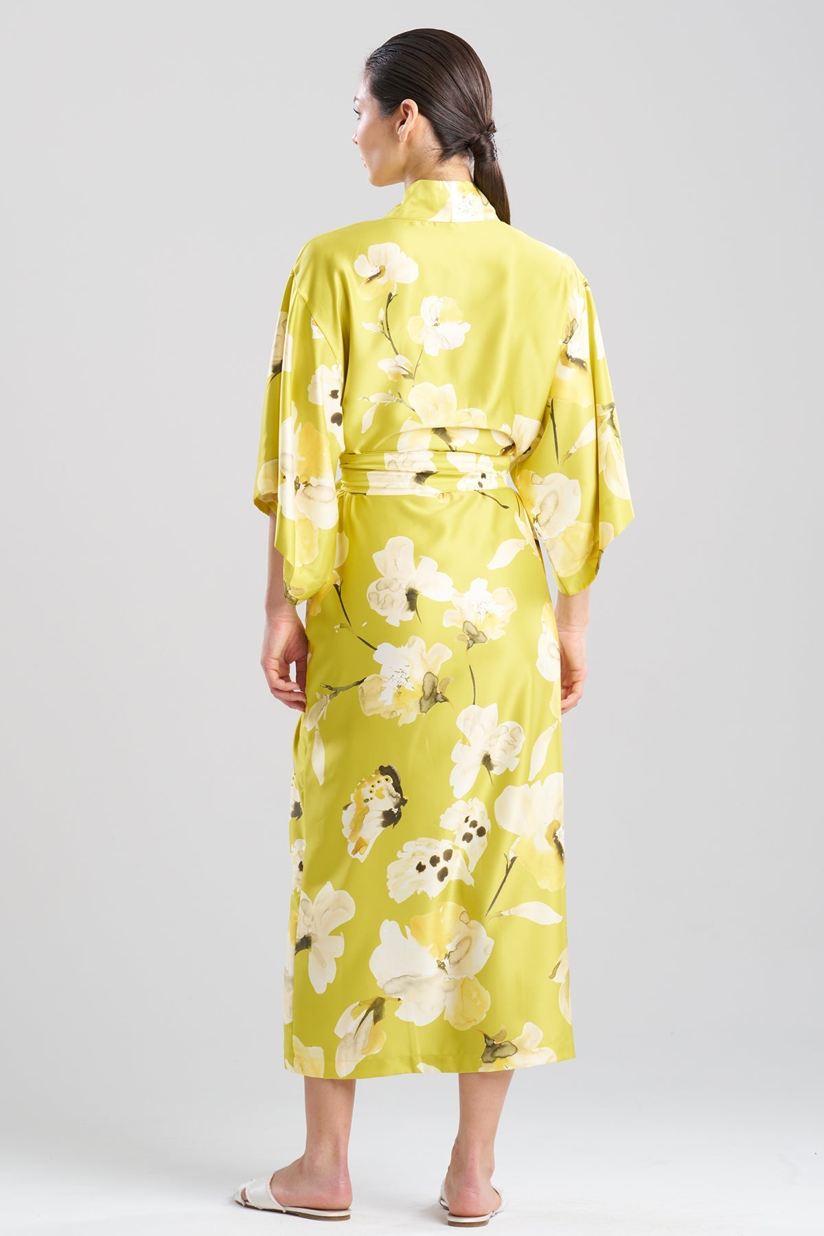 Aurelia Charmeuse Robe Chartreuse Natori