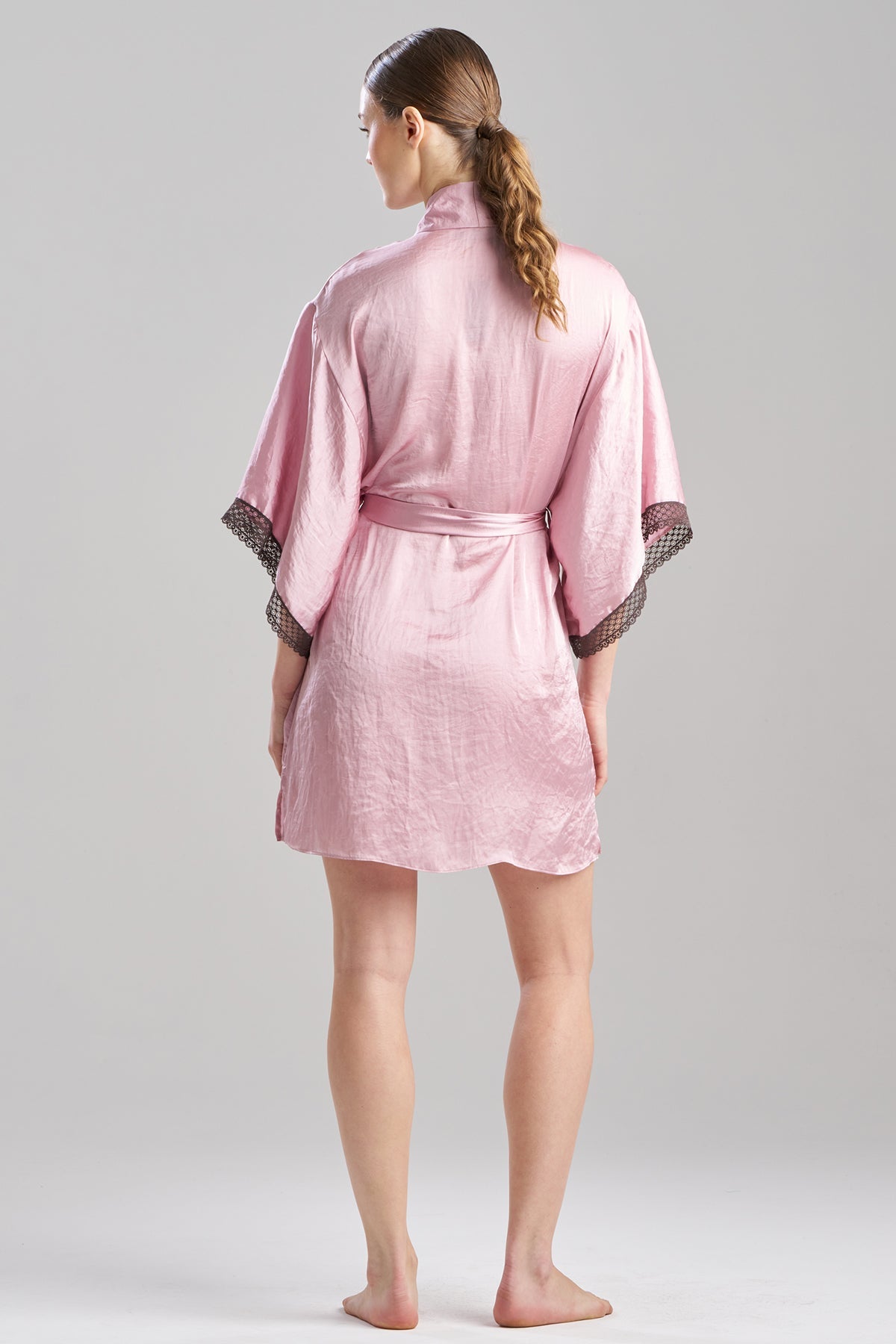 Buy Ashley Icon Lace Wrap in Rose Quartz Online Rose Quartz Natori