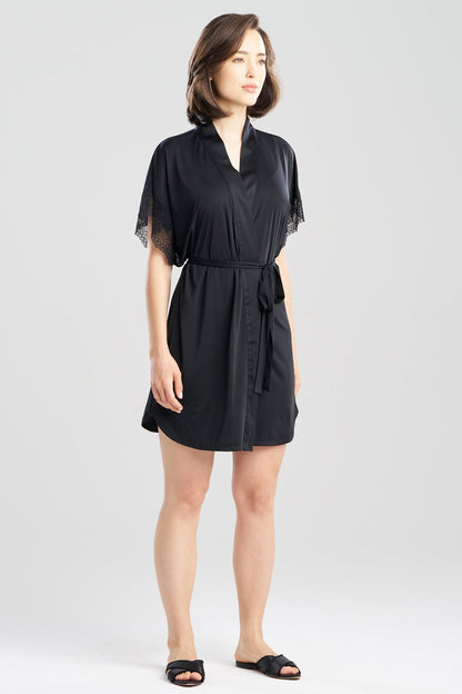 Enchant Short Wrap Black Natori