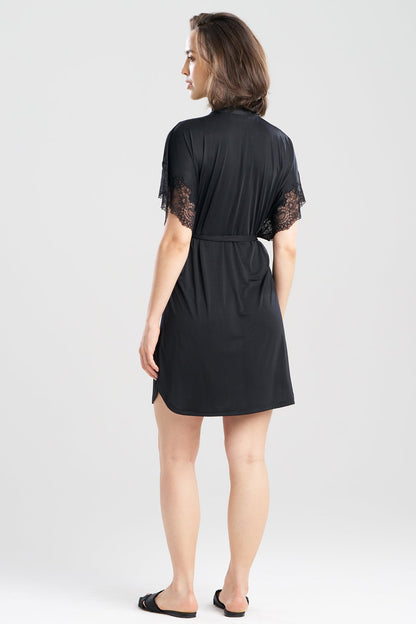 Enchant Short Wrap Black Natori