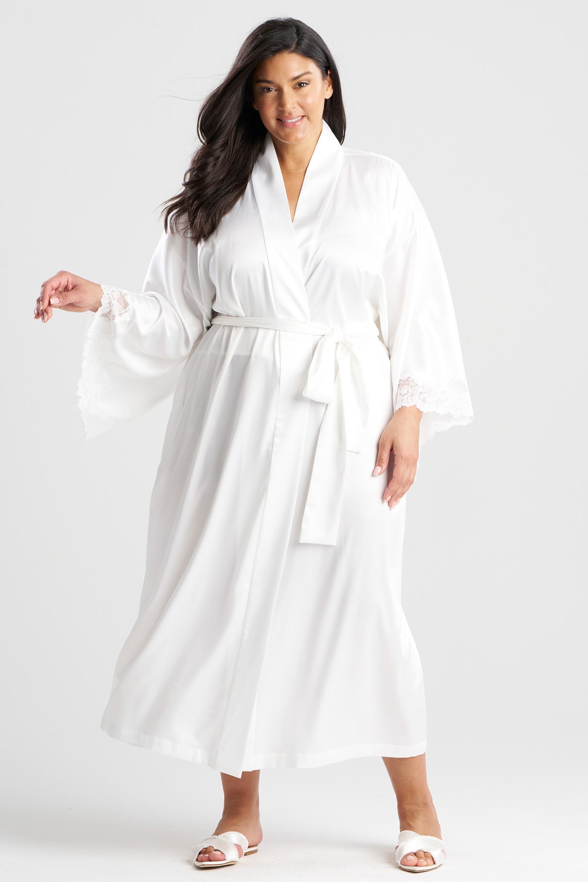 Peony Glamour Robe Warm White Natori