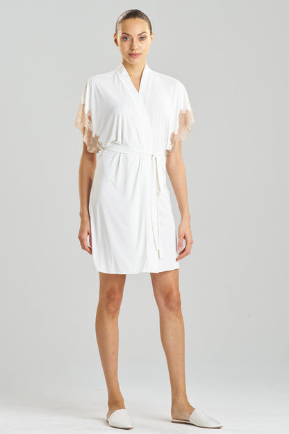 Buy Enchant Lace Applique Wrap in Ivory/Café Online Ivory/Café Natori
