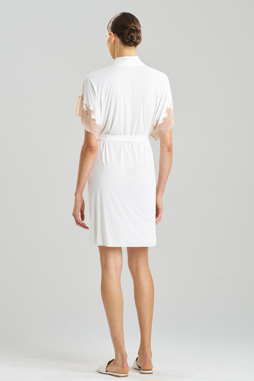 Buy Enchant Lace Applique Wrap in Ivory/Café Online Ivory/Café Natori