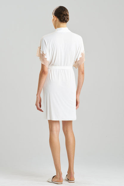 Buy Enchant Lace Applique Wrap in Ivory/Café Online Ivory/Café Natori