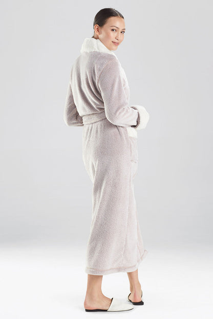 Buy Plush Faux Fur Robe in Latte Online Latte Natori