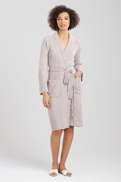 Buy Aura Heather Chenille Robe in Truffle Online Truffle Natori