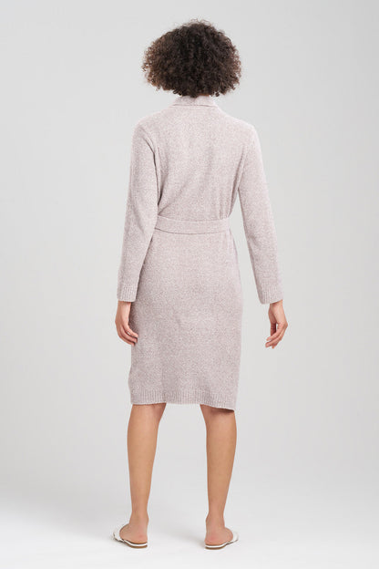 Buy Aura Heather Chenille Robe in Truffle Online Truffle Natori