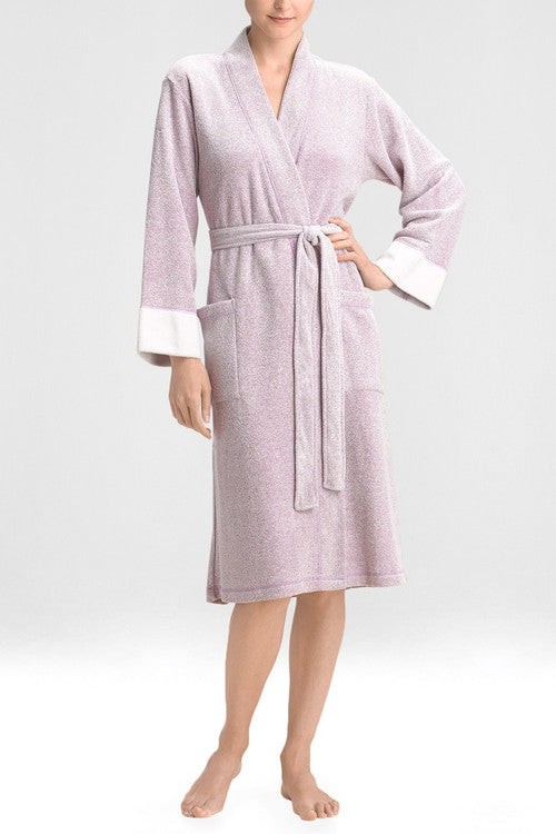 Buy Nirvana Brushed Terry Robe in Royal Purple Online Royal Purple Natori