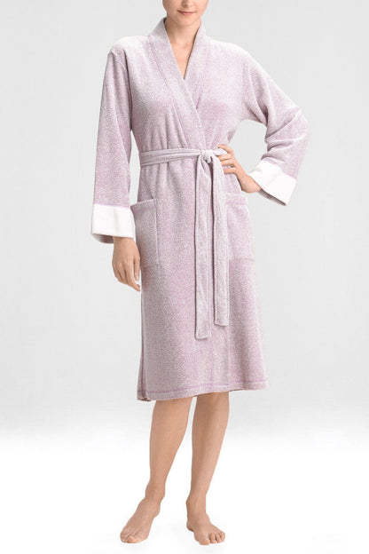 Buy Nirvana Brushed Terry Robe in Royal Purple Online Royal Purple Natori