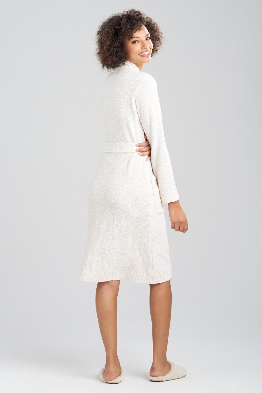 Buy Aura Heather Chenille Robe in Heather White Opal Online Heather White Opal Natori