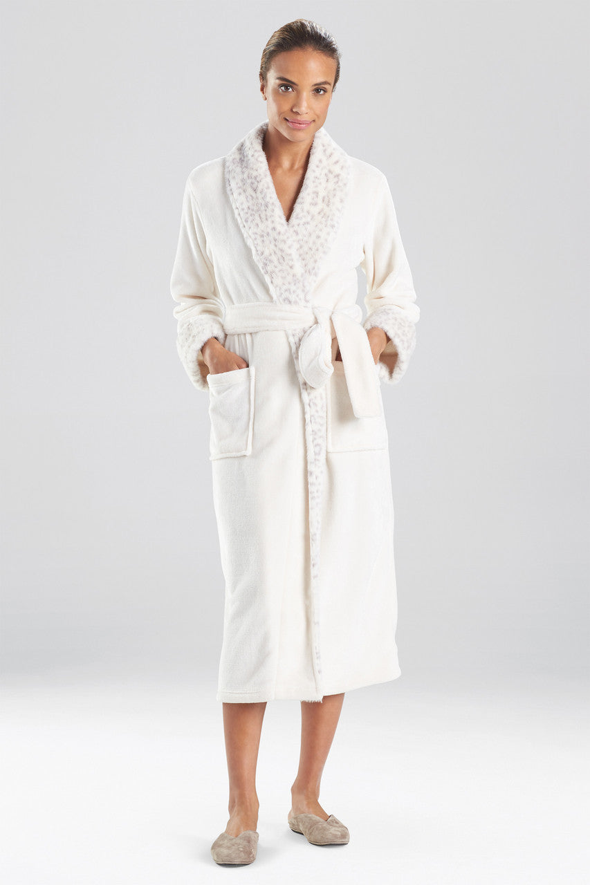 Buy Plush Lynx Robe in Zen White Online Zen White Natori