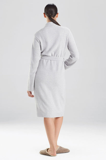 Buy Aura Heather Chenille Robe in Dove Grey Online Dove Grey Natori