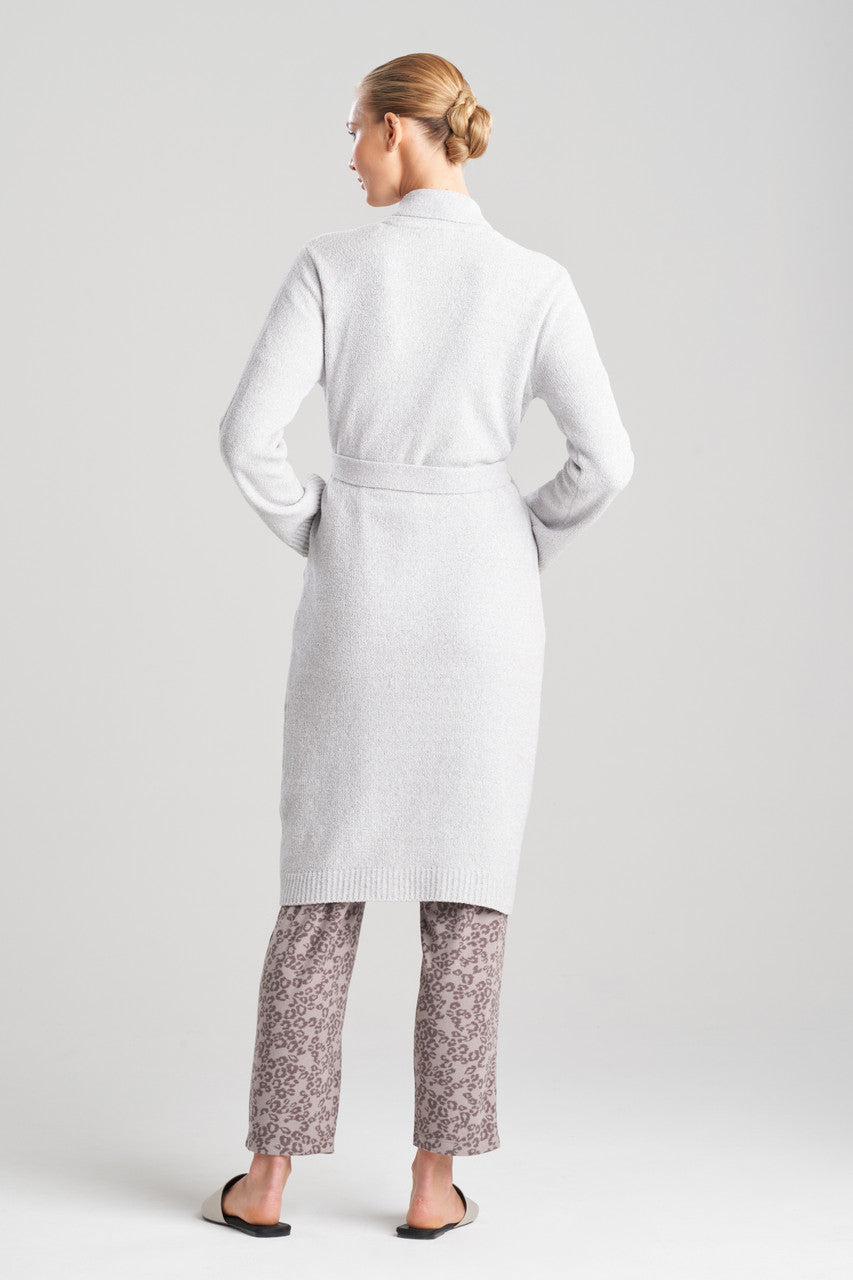Buy Aura Heather Chenille Robe in Dove Grey Online Dove Grey Natori
