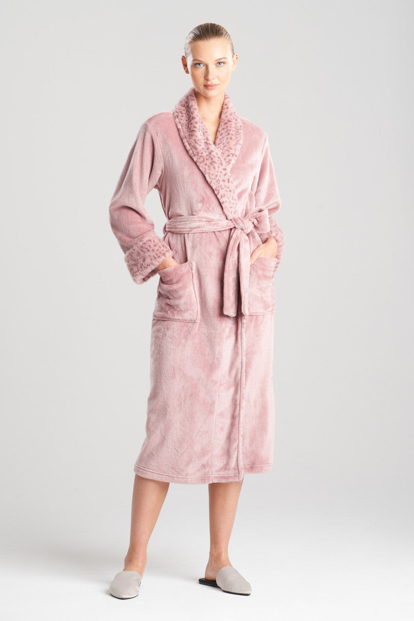 Buy Plush Lynx Robe in Nude Blush Online Nude Blush Natori