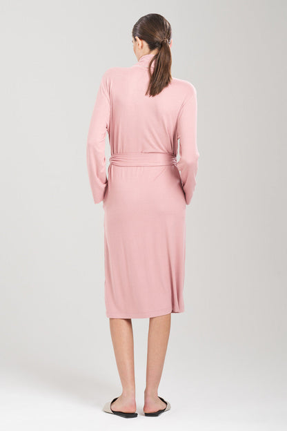 Buy Oasis Piped Collar Robe in Nude Blush Online Nude Blush Natori