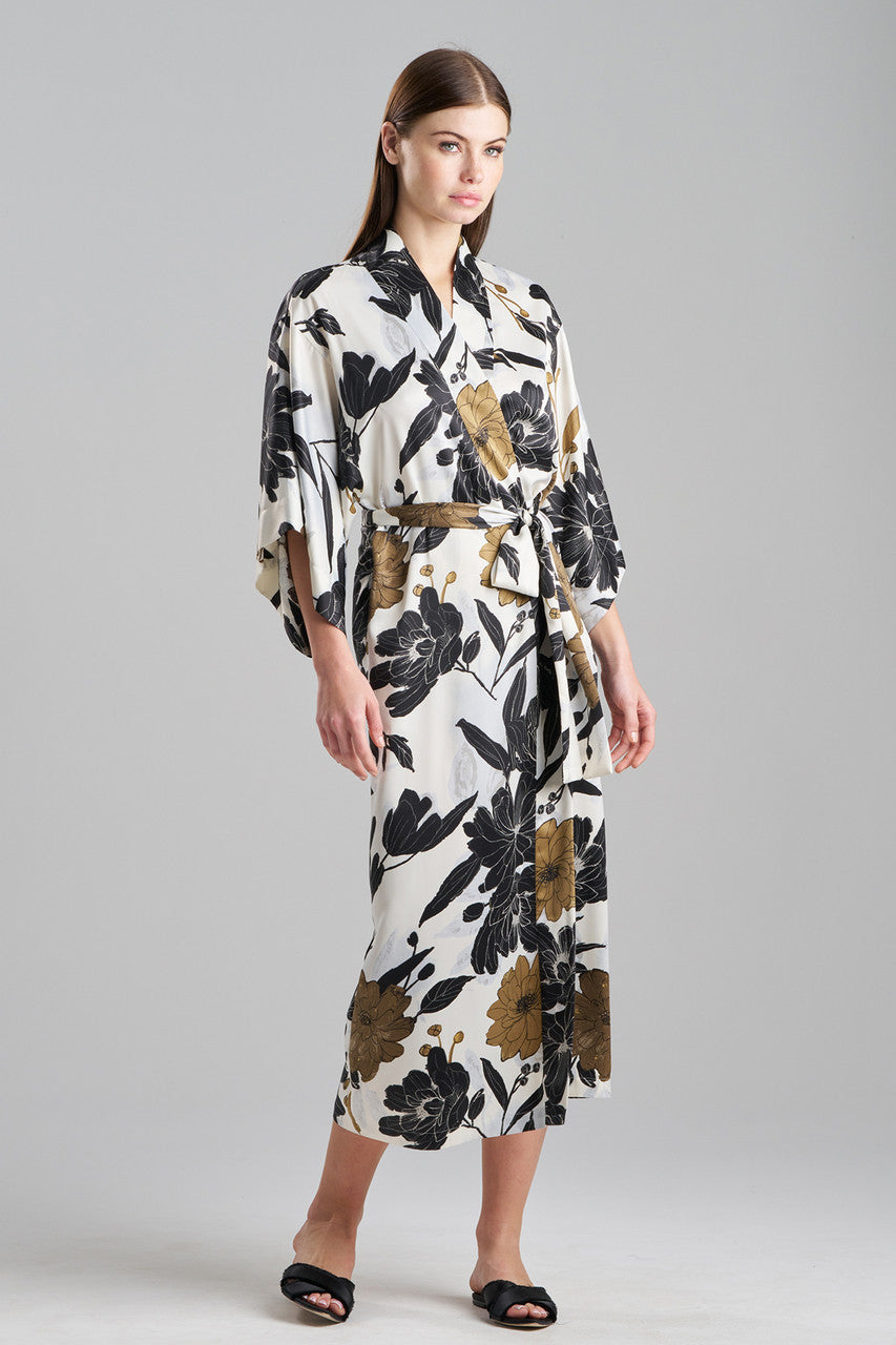 Buy Peony Blossom Kimono Robe in Neutral Online Neutral Natori
