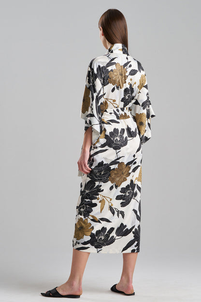 Buy Peony Blossom Kimono Robe in Neutral Online Neutral Natori