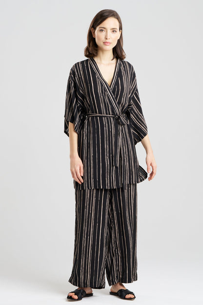 Tate Silk Modal Wrap Black Natori