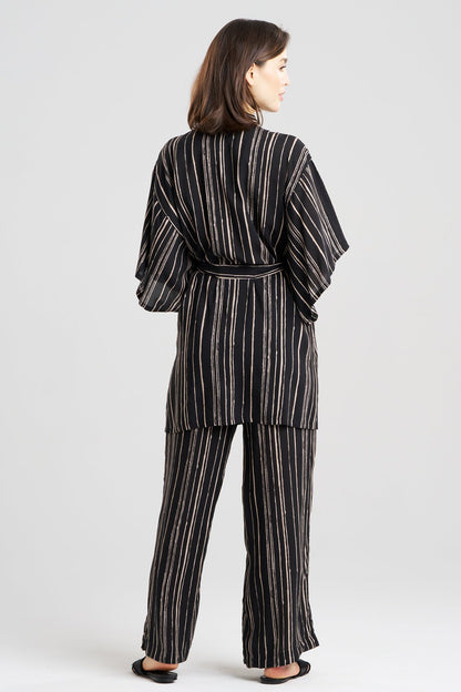 Tate Silk Modal Wrap Black Natori
