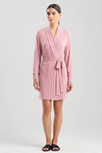 Rib Essentials Wrap Rose Blush Natori