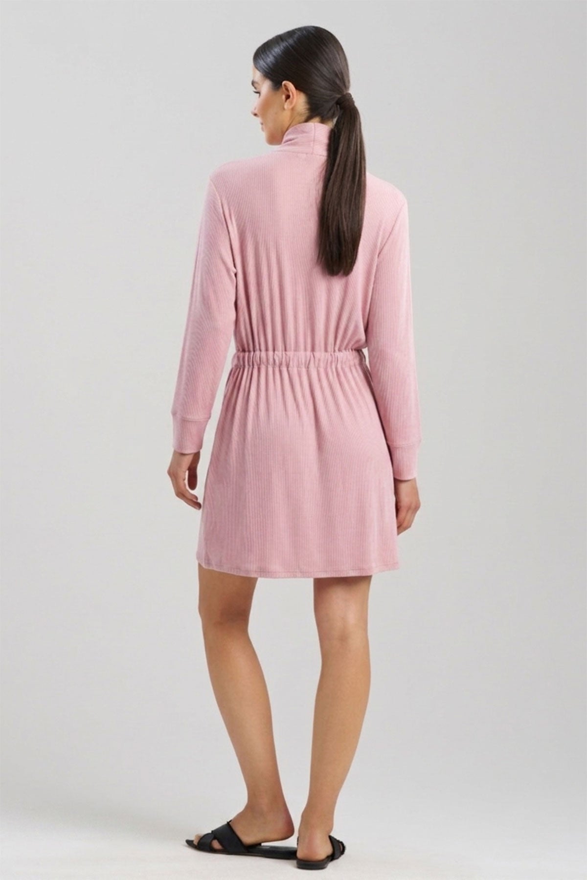 Rib Essentials Wrap Rose Blush Natori