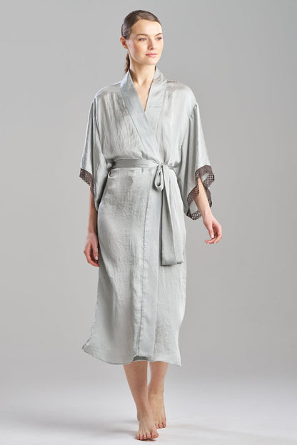 Buy Ashley Icon Lace Robe in Celadon Online Celadon Natori