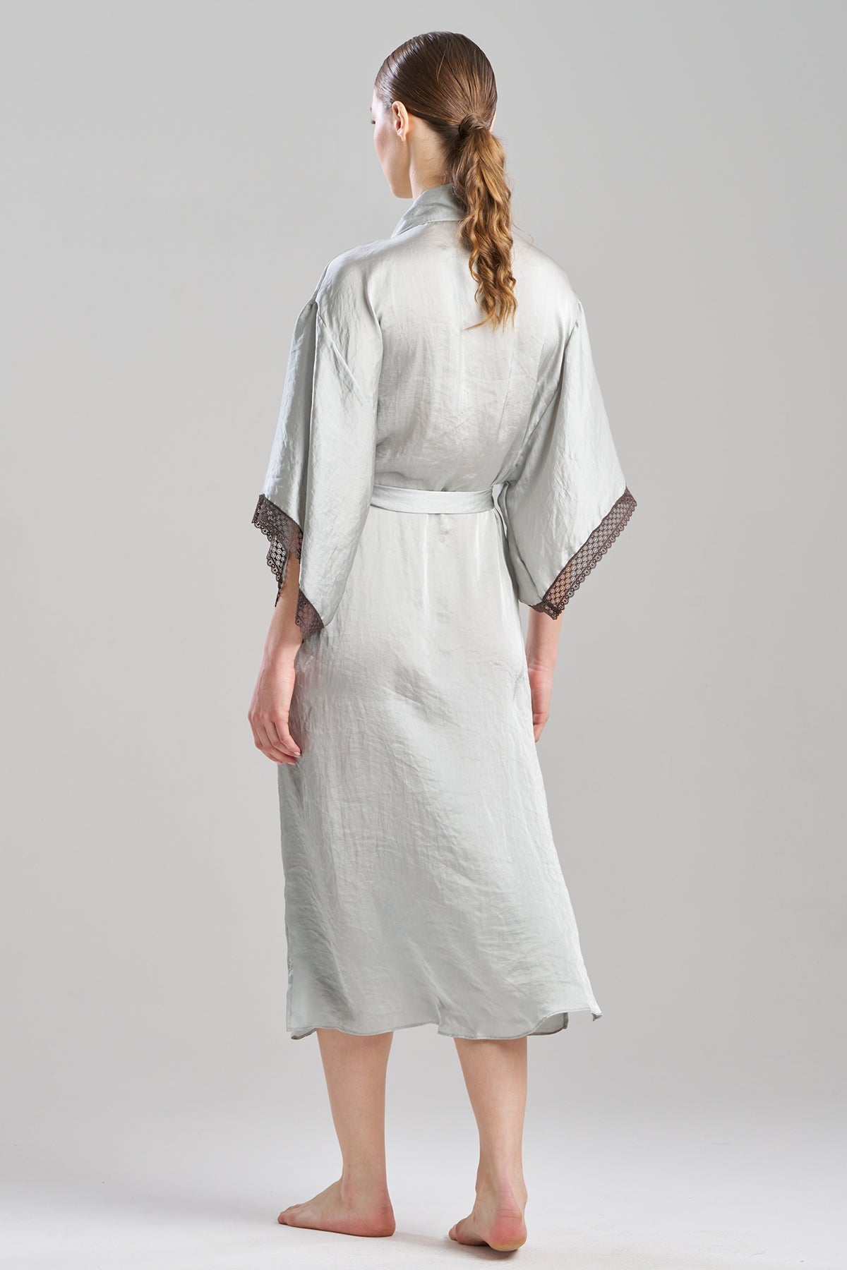 Buy Ashley Icon Lace Robe in Celadon Online Celadon Natori