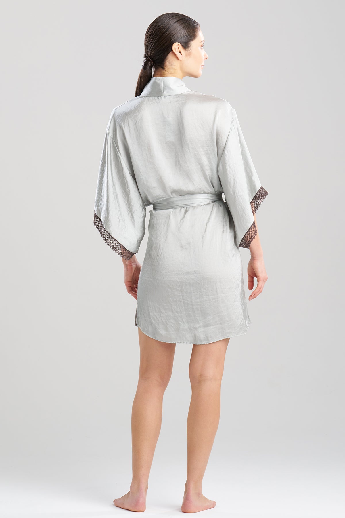 Buy Ashley Icon Lace Wrap in Celadon Online Celadon Natori
