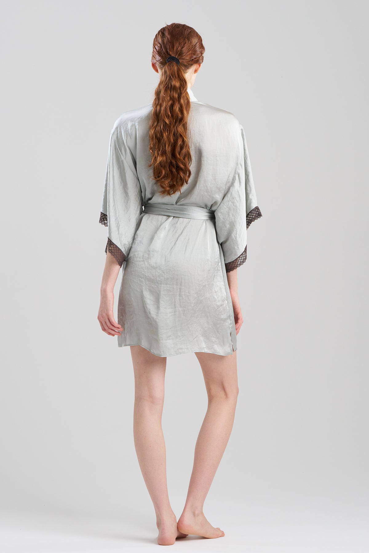 Buy Ashley Icon Lace Wrap in Celadon Online Celadon Natori