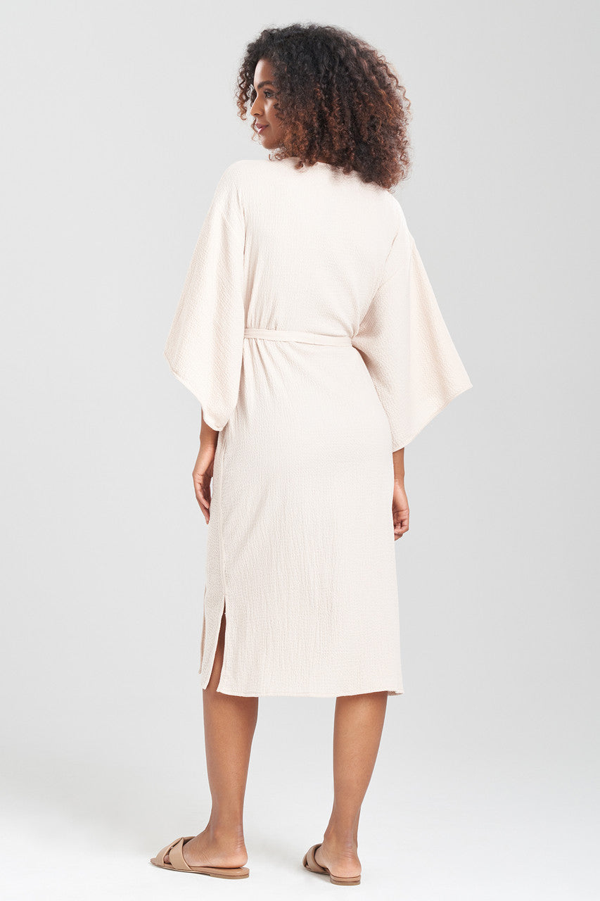 Buy Onsen Cotton Robe in Sandstone Online Sandstone Natori