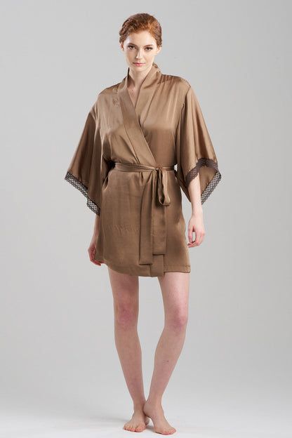 Ashley Icon Lace Wrap Latte Natori