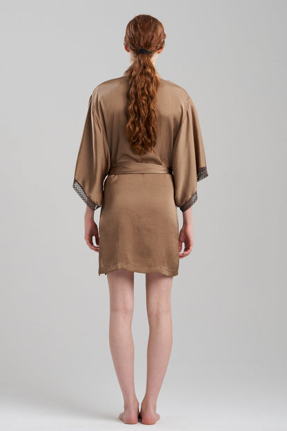 Ashley Icon Lace Wrap Latte Natori