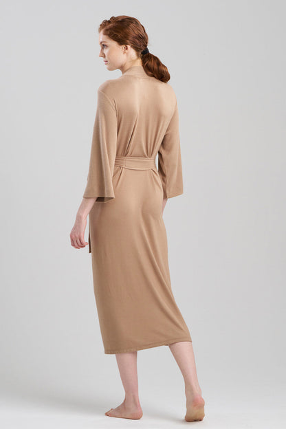 Buy Eden Rib Knit Dream Robe in Latte Online Latte Natori