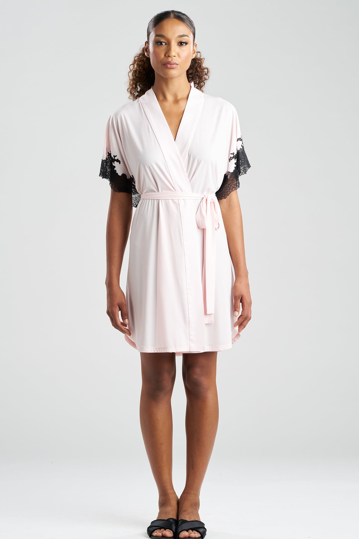 Enchant Short Wrap Pink/Black Natori