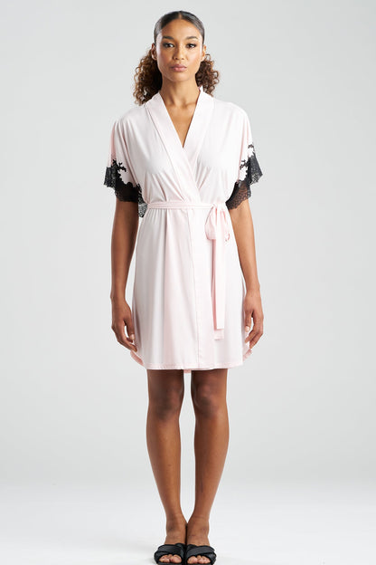 Enchant Short Wrap Pink/Black Natori