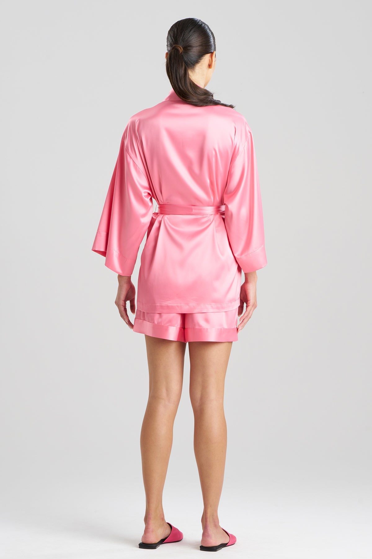 Glamour Short Wrap Flamingo Natori