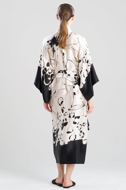 Yumi Silk Robe Warm White Natori