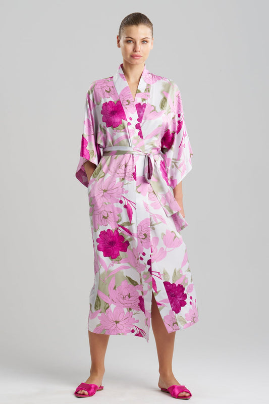 Buy Peony Blossom Kimono Robe in Pink Multi Online Pink Multi Natori