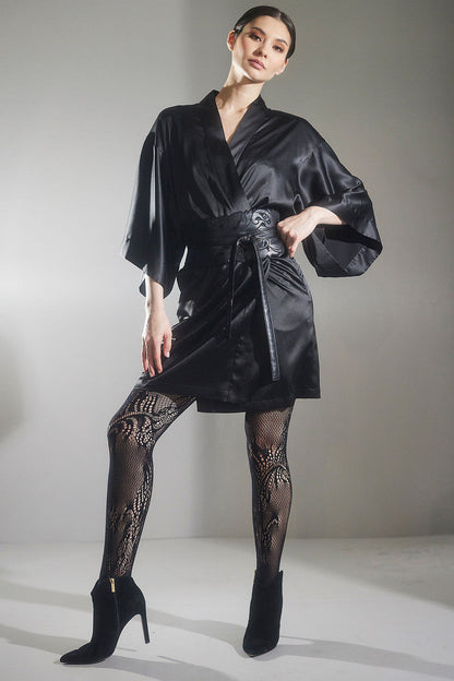 Buy Glamour Wrap in Black Online Black Natori