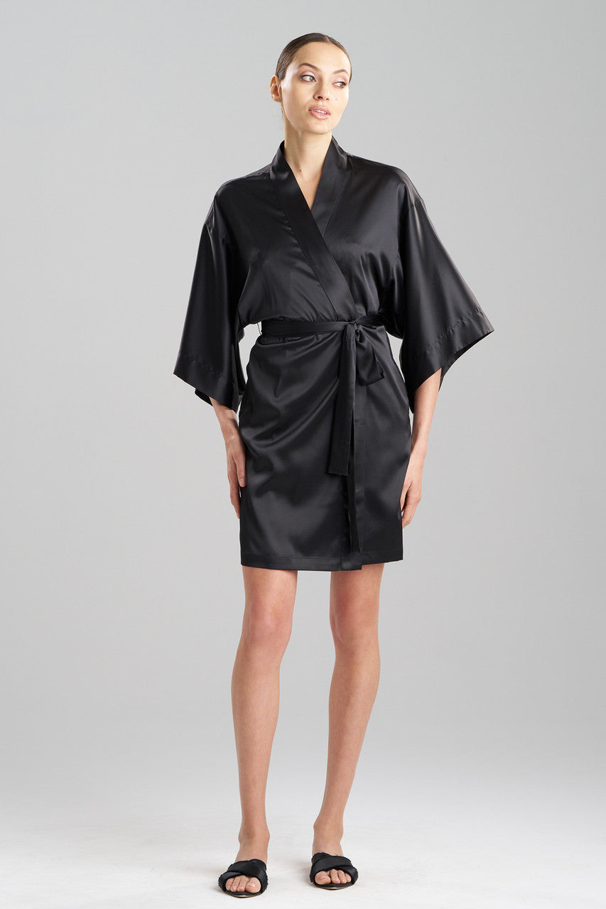 Buy Glamour Wrap in Black Online Black Natori