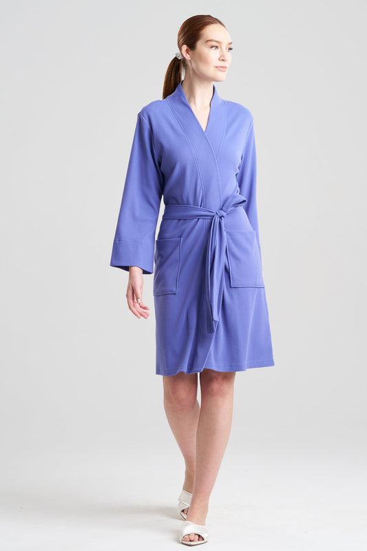 Tranquility Waffle Wrap Windy Blue Natori