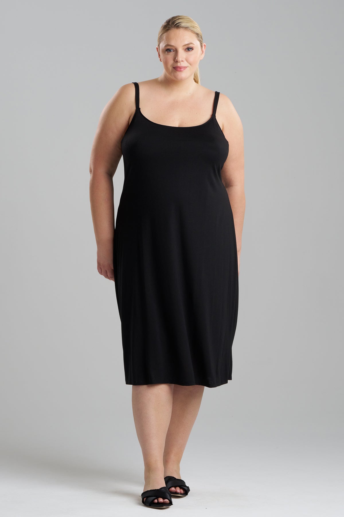 Buy Shangri-La TENCEL™ Gown in Black Online Black Natori