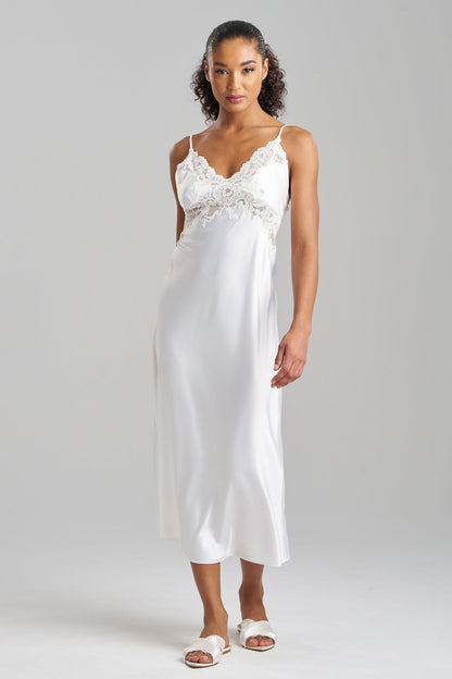 Peony Glamour Slip Dress Warm White Natori