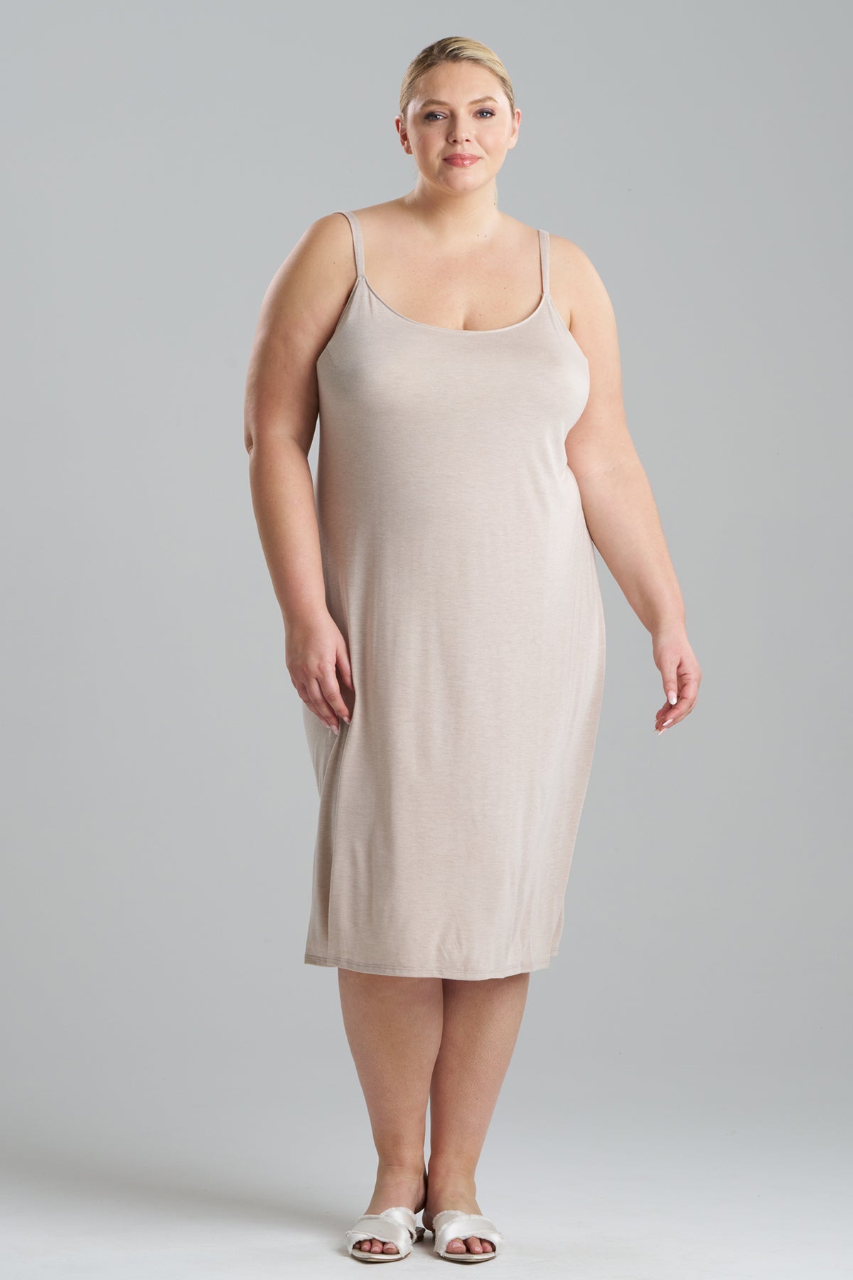 Buy Shangri-La TENCEL™ Gown in Cashmere Online Cashmere Natori