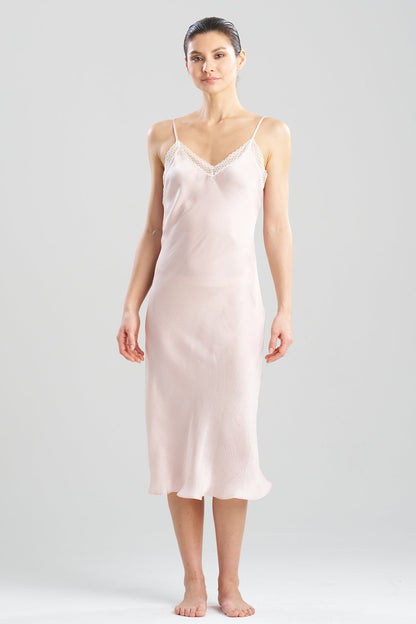 Ashley Icon Lace Slip Dress Shell Pink Natori