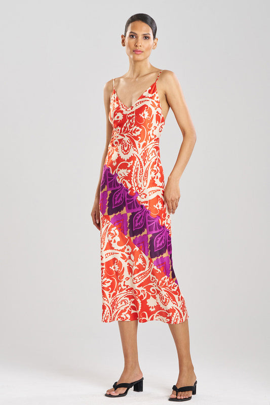 Buy Palace Gown in Red Orange Online Red Orange Natori