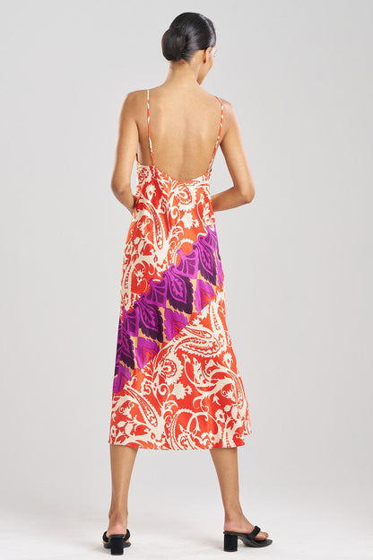 Buy Palace Gown in Red Orange Online Red Orange Natori