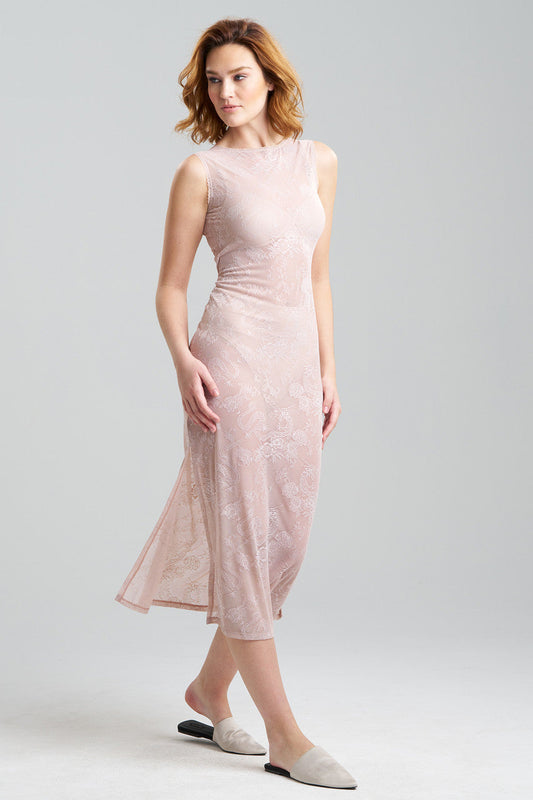 Buy Dragon Lace Gown in Café Online Café Natori