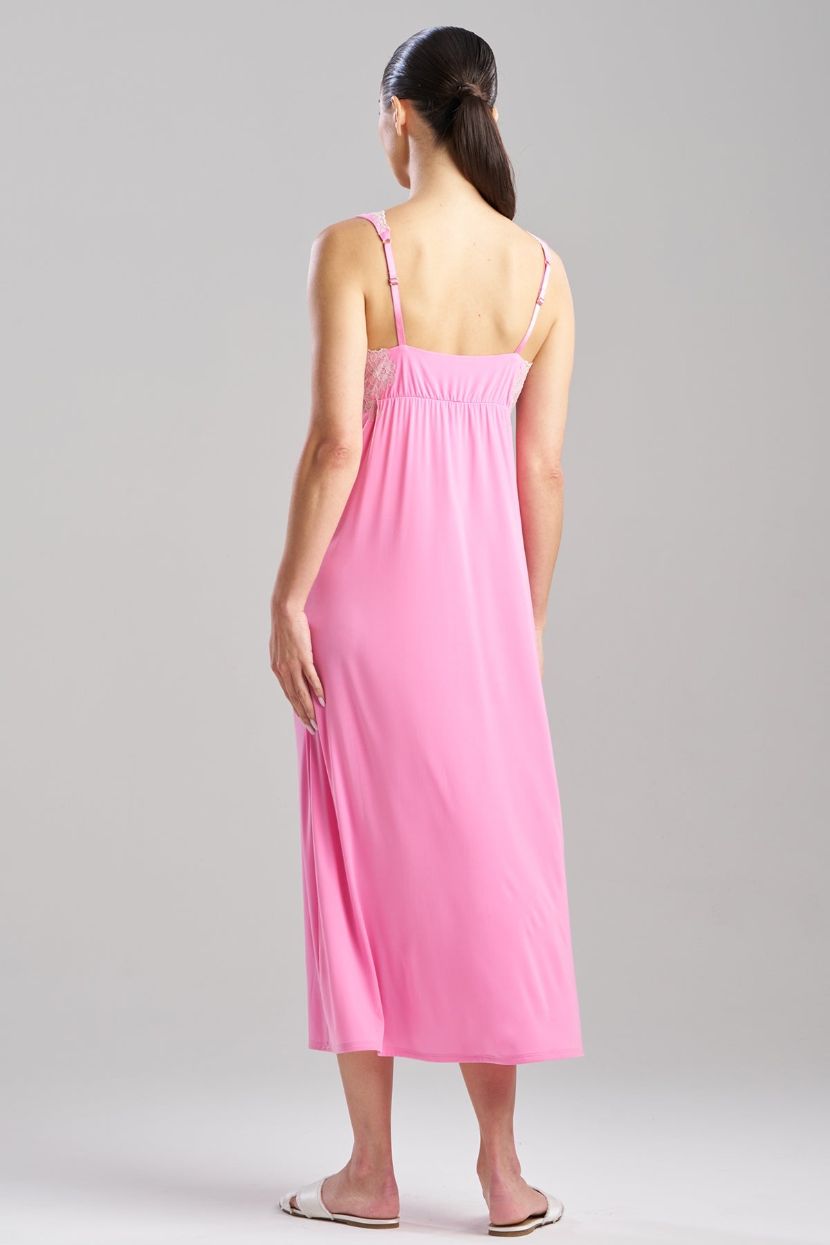 Enchant Lace Applique V-Neck Slip Dress Tulip/Ashen Natori