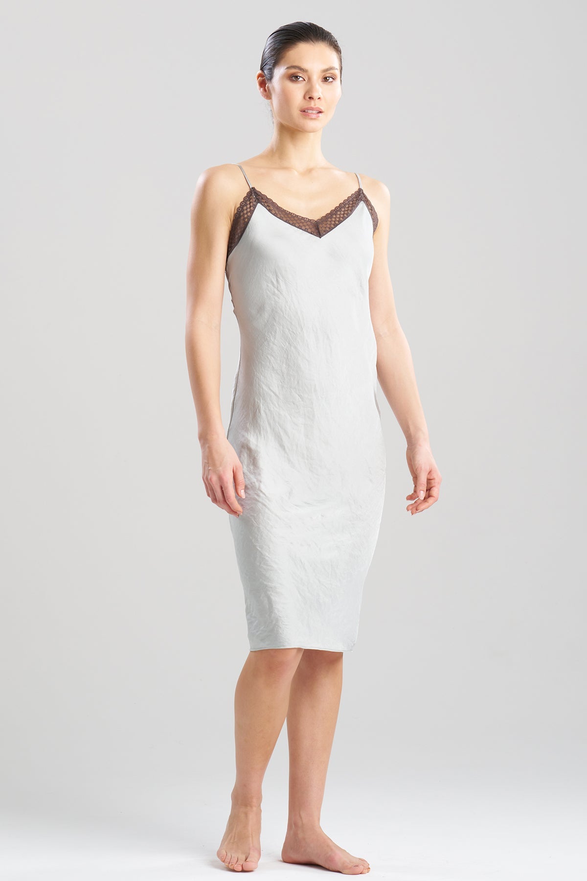 Buy Ashley Icon Lace Gown in Celadon Online Celadon Natori